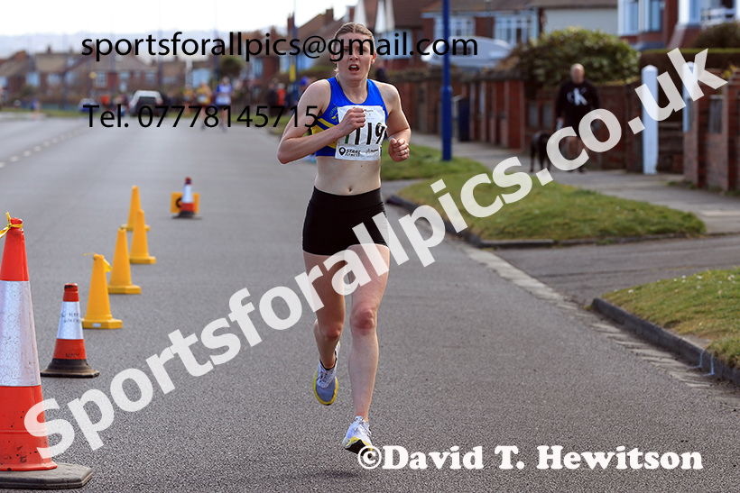 Senior womens Northern 6 Stage Road Relay, 2025 Northern 12 and 6 Stage Road Relays and Junior 5k, Redcar. Photo: David T. Hewitson/Sports for All Pics